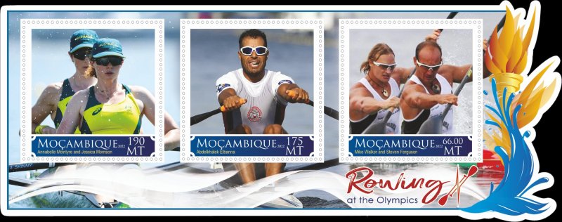 Stamps. Olympic Games. Rowing  8 sheets perforated