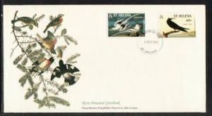 Saint Helena 440-441 Birds 1985 U/A FDC 