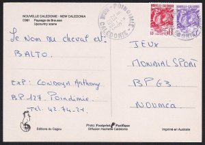 NEW CALEDONIA 1975 local cover to Noumea - POINDIMIE cds...................B7011