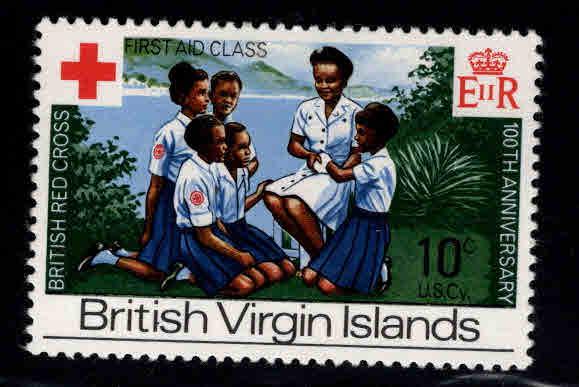 Virgin Islands  Scott 227 MH* red cross, scout stamp