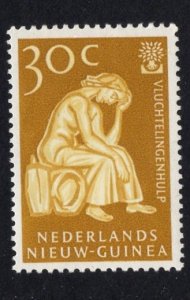 Netherlands  New Guinea  #40 MH 1960  refugee year  30c