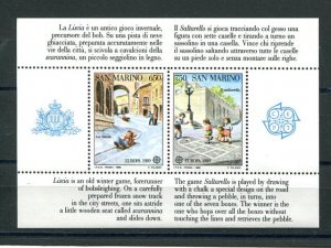 San Marino   Europa 1989 sheet VF NH