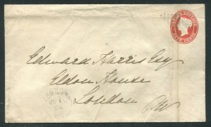 CANADA POSTAL STATIONERY #EN1 USED REGULAR ISSSUE ENVELOPE