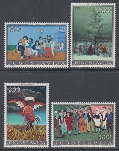 Yugoslavia 1218-1221 Paintings MNH VF