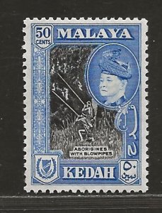 MALAYA - KEDAH  SC# 90  FVF/MNH