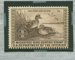 United States #RW6  Single