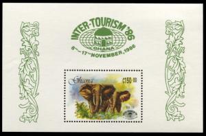 Ghana 1010, MNH, Inter-Tourism Conference souvenir sheet