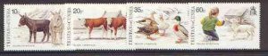 TRISTAN DA CUNHA - 1994 - Island Livestock - Perf 4v Set - Mint Never Hinged