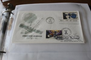 SPACE  COVER - MARINER 10 FDC APRIL 4, 1975 COMBO SUNPEX / ARTMASTER CACHET