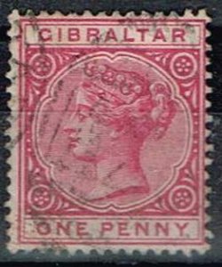 Gibraltar, Sc.#10 used Queen Victoria (1819-1901)