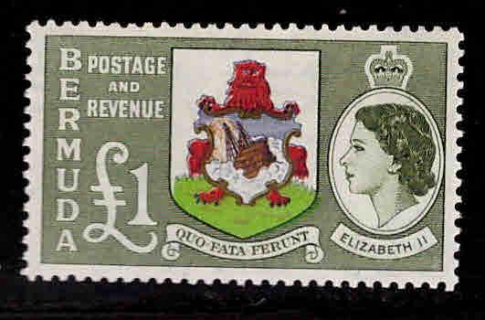 BERMUDA Scott 162 MNH** key stamp from 1953-58 QE2 set