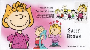 22-245, 2022 ,Charles M Schulz, Digital Color Postmark, First Day Cover, Peanuts