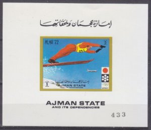 1971 Ajman 1230/Bb Lux 1972 Olympic Games in Sapporo 6,00 €