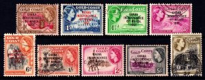 Ghana 1957 Independence Used Set SC 5-13