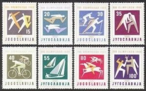 Yugoslavia 564-571,MNH.Michel 909-916. Olympics Rome-1960.Yachting,Fencing,