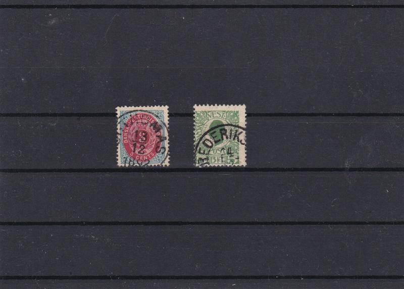 Danish West Indies USED Stamps With Thins Ref 31390