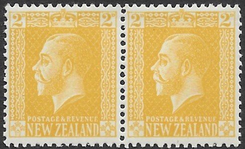 New Zealand 178   1925   2 pence  FVF  mint NH Pair