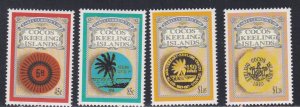 Cocos Islands # 274-277, Island Currency - Coins, NH, 1/2 Cat.