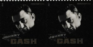 US 4789 Music Icons Johnny Cash forever horz pair (2 stamps) MNH 2013