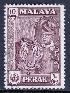 Malaya (Perak) - Scott #132 - Used - Purple - SCV $0.25