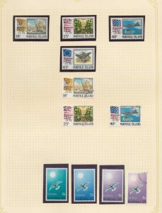 Norfolk Islands 1972/76 MNH MH Used Covers To $2 Maps Butterflies(80+) (PK649 