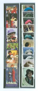Guernsey #670-679/808A-J Mint (NH)  (Royalty)