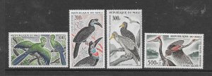 BIRDS - MALI #C25-28  MNH