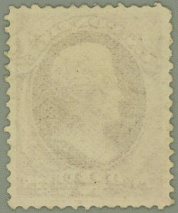 US Scott#135 XF 1870 H grill banknote, Unused with wide, even margins. Sound