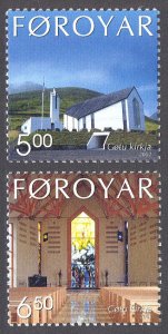 Faroe Islands 2002 Scott #424-425 Mint Never Hinged