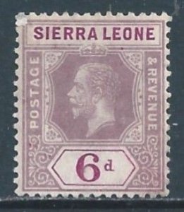 Sierra Leone #111 NH 6p King George V - Wmk. 3