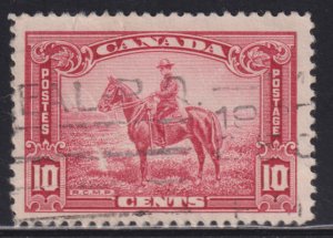 Canada 223 KGV Pictorial RCMP Mountie 10¢ 1935