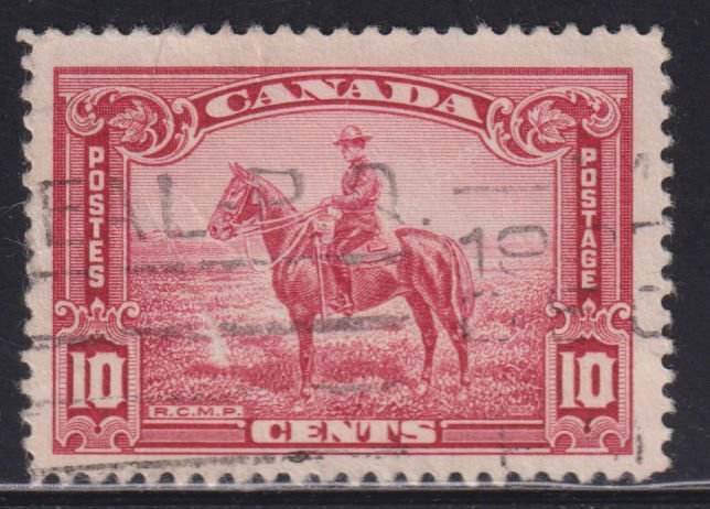 Canada 223 KGV Pictorial RCMP Mountie 10¢ 1935