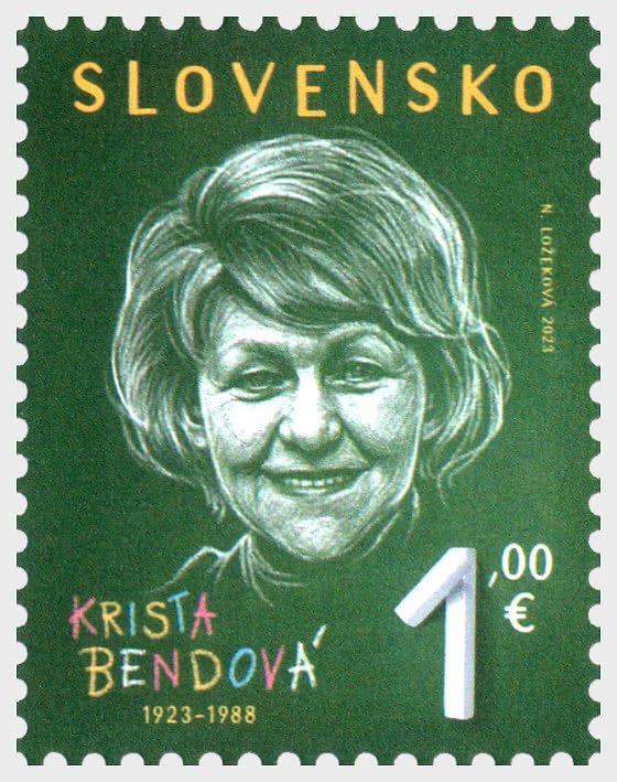 Stamps of Slovakia 2023 ( Pre order). - Personalities - Krista Bendova (1923–198