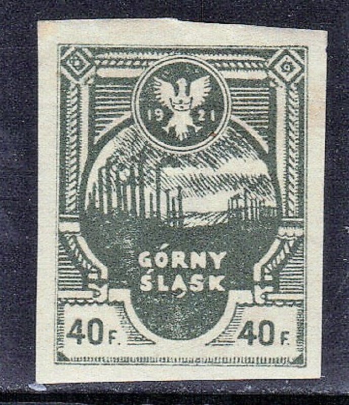 UPPER SILESIA PRIVATE ISSUE GORNY SLASK 40f  SEE SCAN