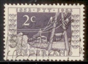 Netherlands 1952 SC# 332 Used E48