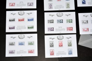 FRANCE 2014-2018 - TREASURES OF PHILATELY 53 S/S Sets W/Yvert/Tellier Album *GEM