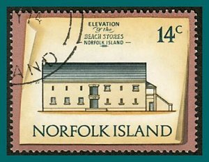 Norfolk Island 1974 Buildings III, 14c used  #165,SG142
