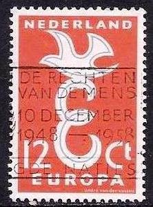 NETHERLANDS #375, USED - 1958 - NETHER169DTS14