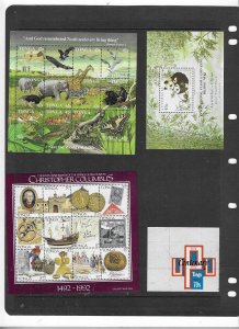 TONGA COLLECTION ON STOCK SHEET ALL MINT