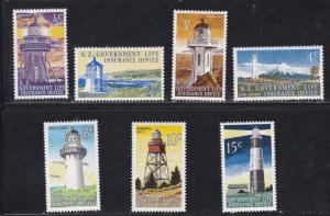 New Zealand # OY43-49, Lighthouses, LH, 1/3 Cat