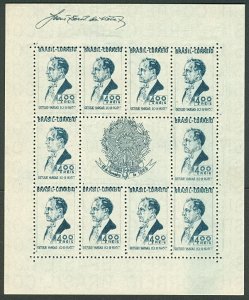 BRAZIL #466 Souvenir sheet, NGAI, VF, Scott $55.00