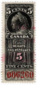 (I.B) Canada Revenue : Weights & Measures 5c