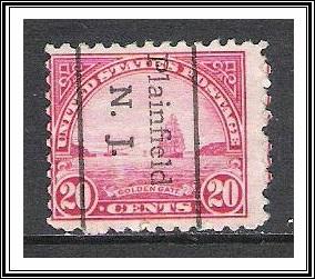 US Precancel #698 Plainfield NJ Used