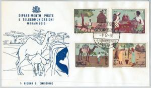 63015 - SOMALIA - POSTAL HISTORY - FDC COVER  Scott #  295/8 - 1966  AGRICOLTURE 