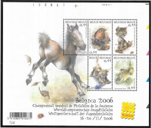 Belgium # 2042 Belgica 2006 souvenir Sheet  (MNH) CV $14.00