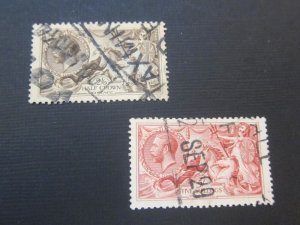 United Kingdom 1919 Sc 179-80 set FU