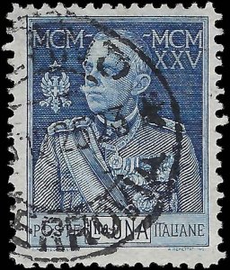 1926 Italy 1.25l -Scott 177a, Perf 11 - Canceled - Solid - Cat= $125 Centering!