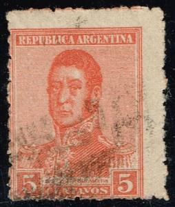 Argentina #253 Jose de San Martin; Used (0.25) (1Stars)