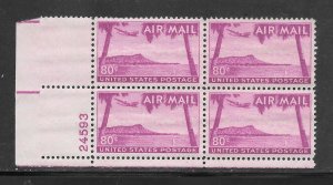 #C46 MNH Plate Block