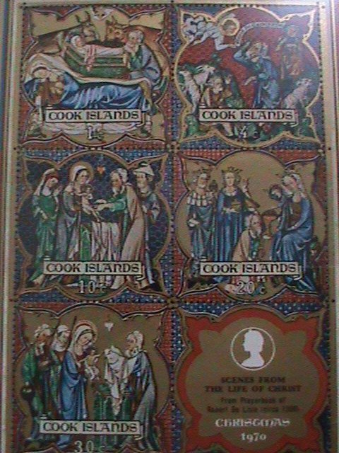 COOKLAND:: 1970: SC#296a CHRISTMAS SHEET MNH-SOUVENIR SHEET